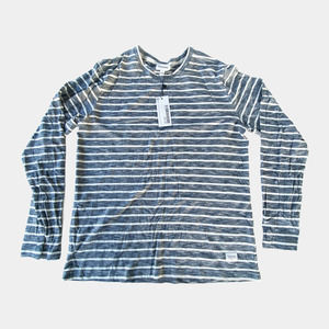 NWT Frank & Oak Men's Striped Long Sleeve Shirt